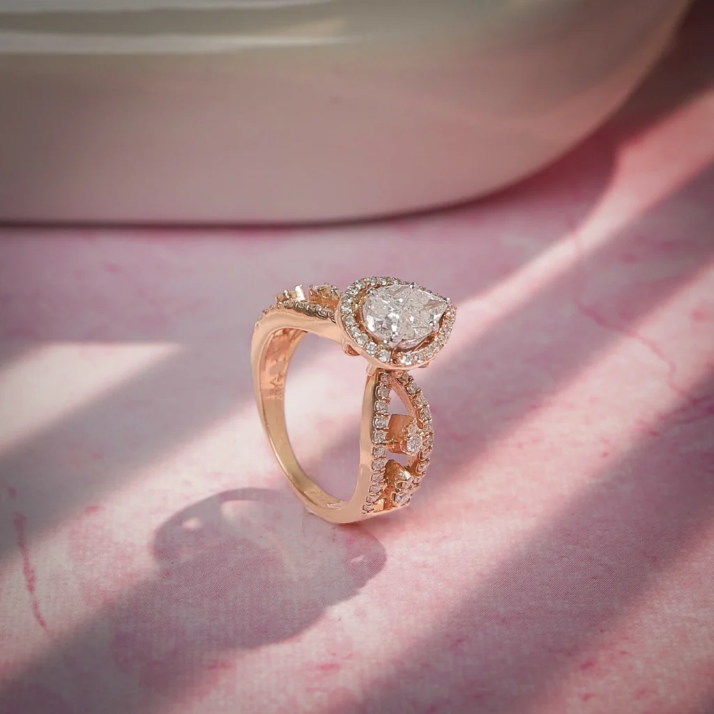 Diamond jewellery photoshoot in Delhi — high-end diamond jewellery product photography FRT Studios